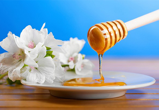 мед в блюдце