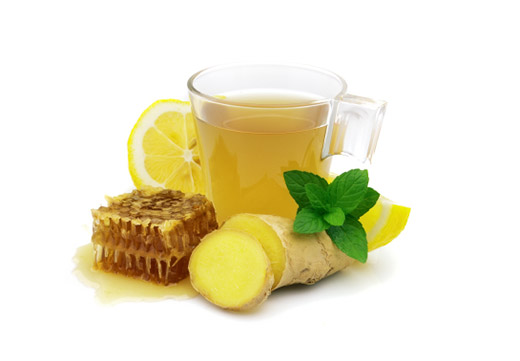 имбирь, мед и лимоном