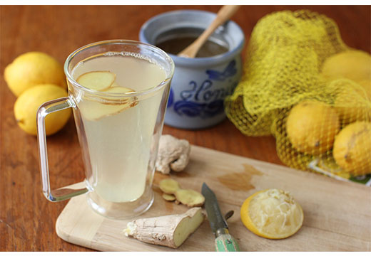 Напиток с имбирем и лимоном