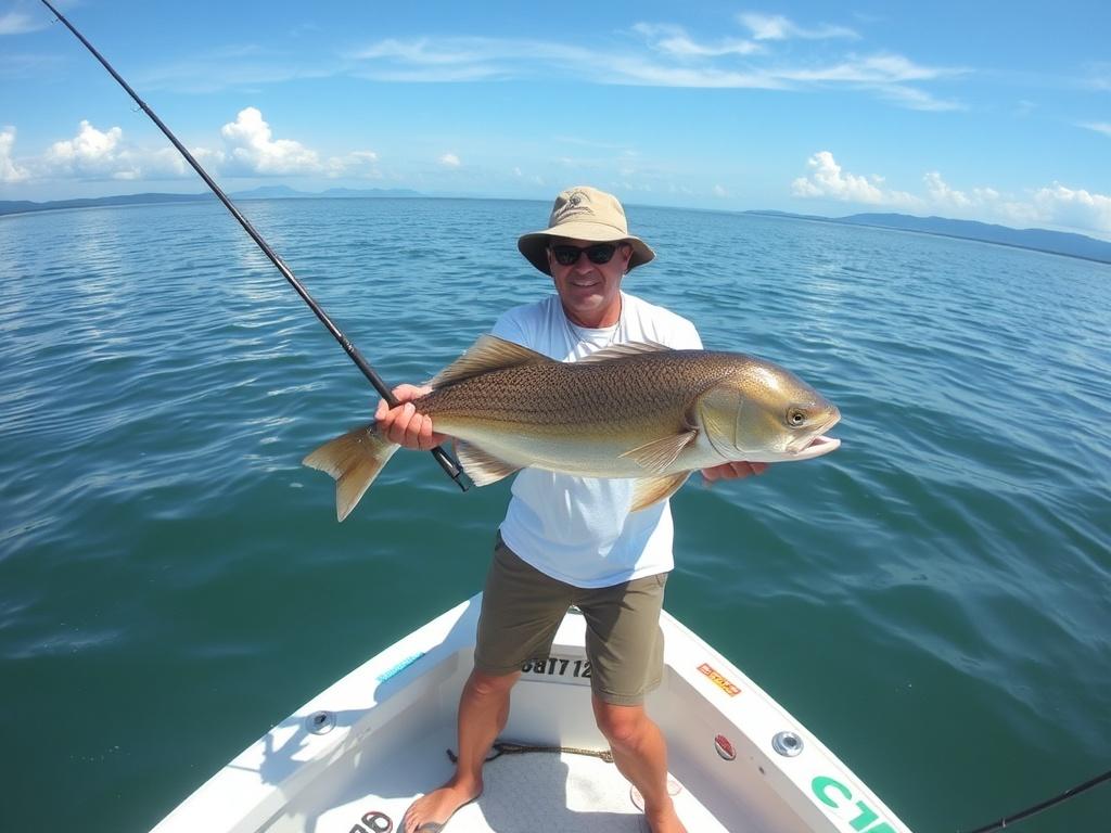 Fishing in Thailand from a boatфото