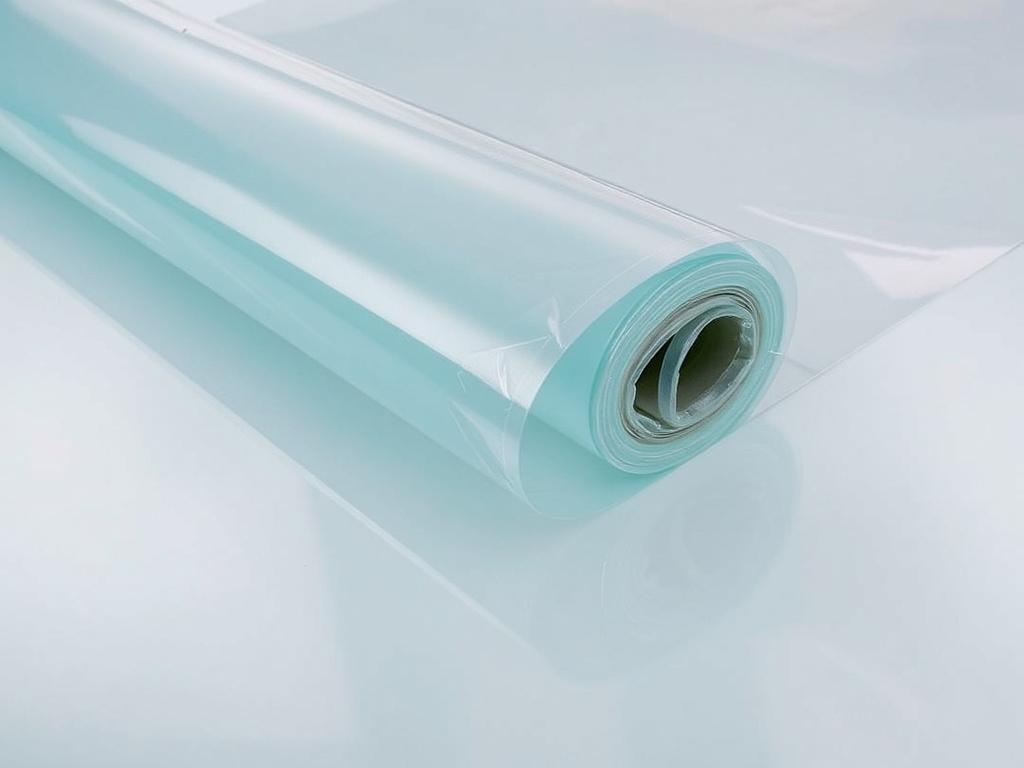 Durable reinforced polyethylene film for temporary protectionфото