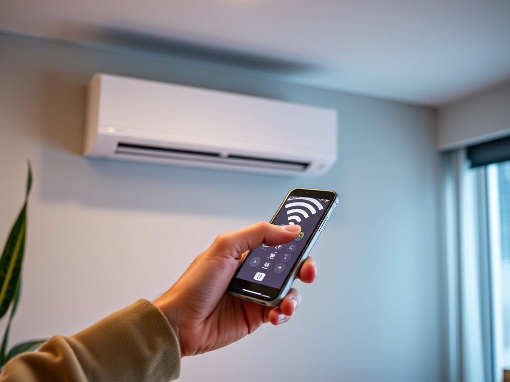 Smart split systems with Wi-Fi control via smartphoneфото