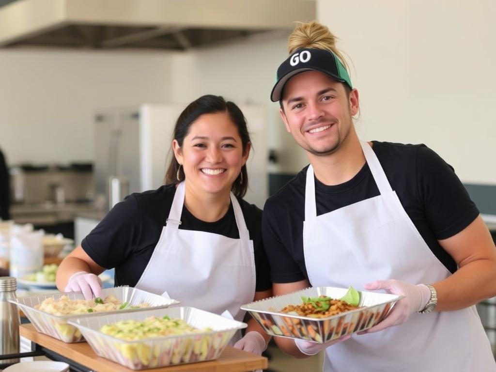 Catering helps athletes achieve their goals.фото