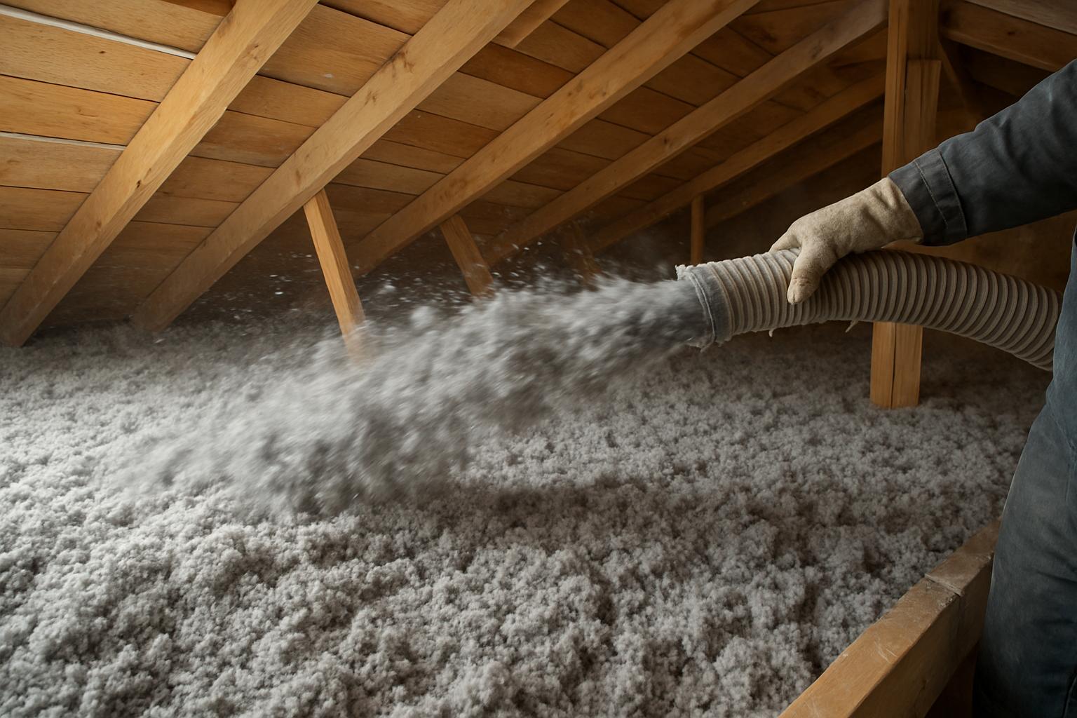 Утепление крыши дома эковатойфото